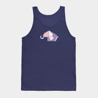 Origami Elephant Tank Top